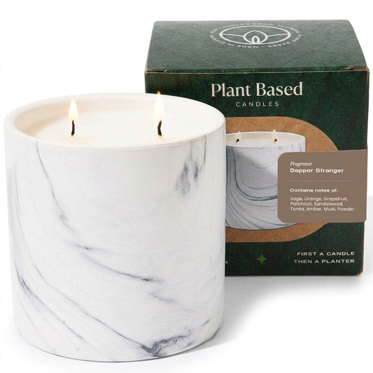 Dapper Stranger White Marble Candle 17oz