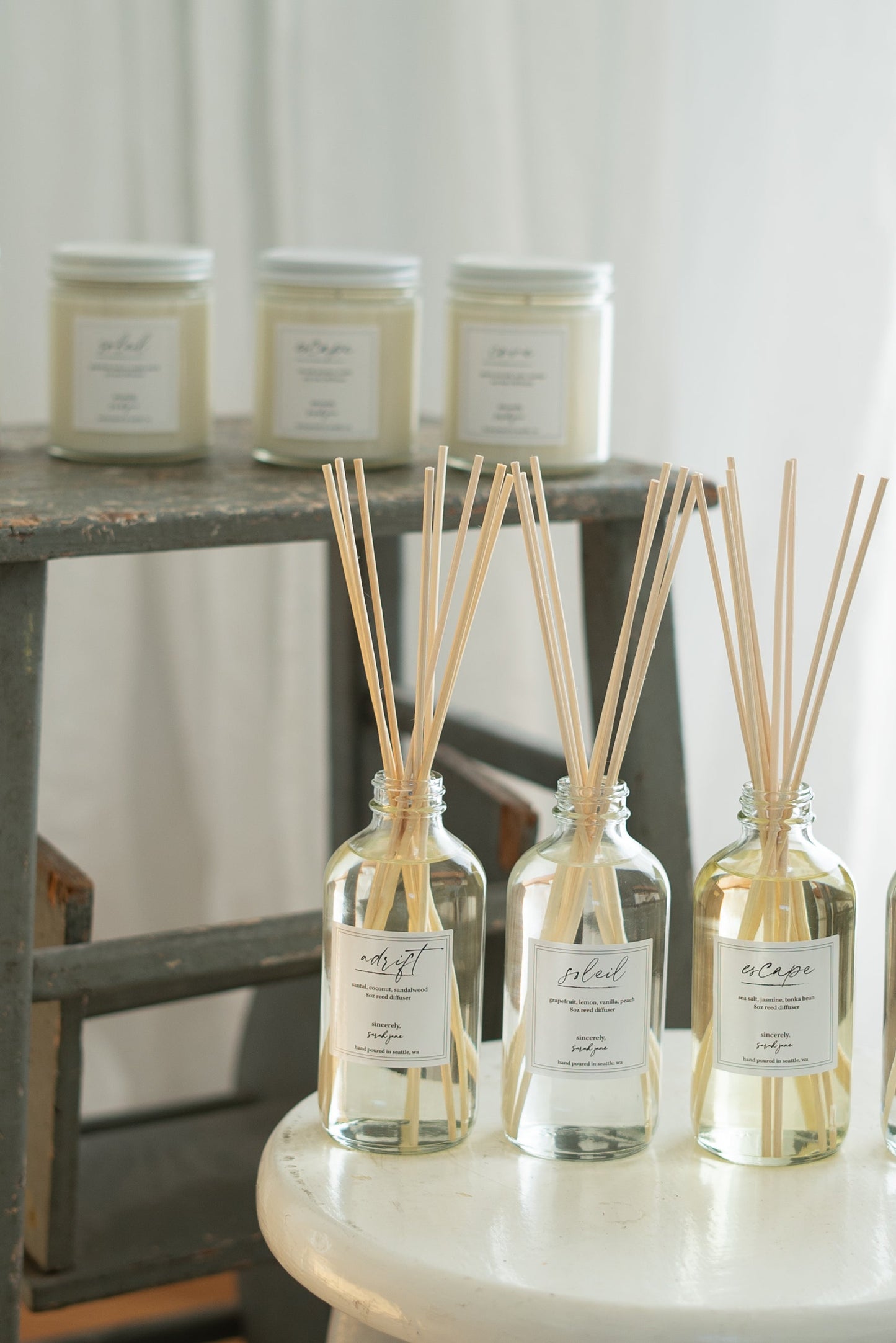 Cove Diffuser- Peony and Ocean Mint