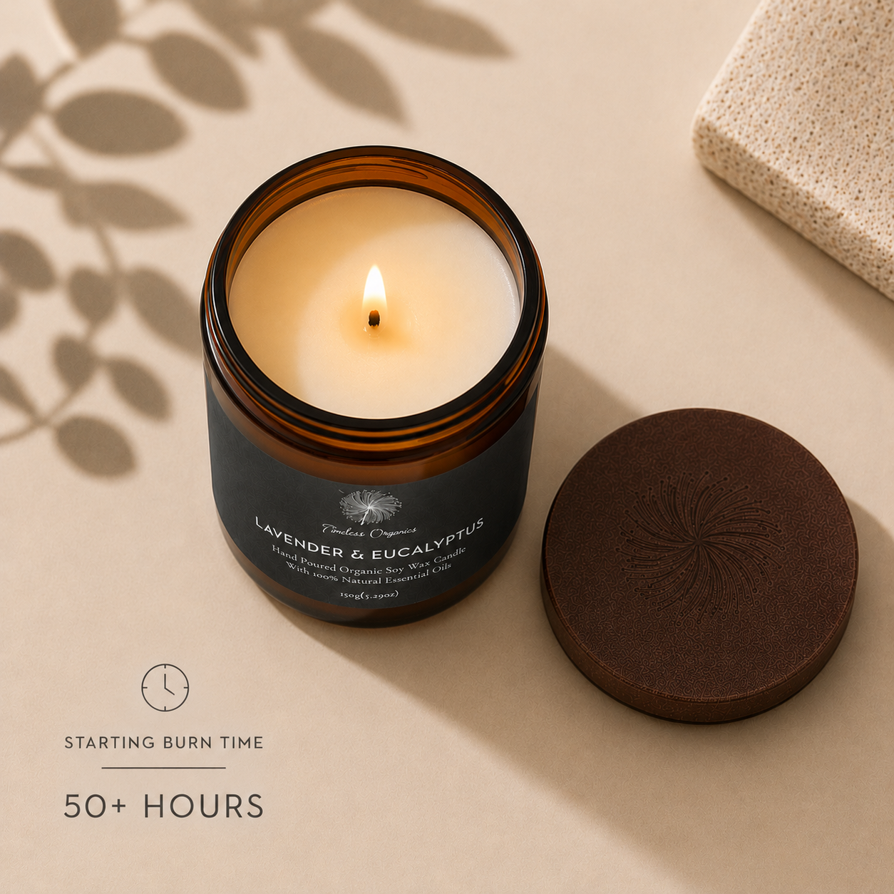 Timeless Candle - Lavender + Eucalyptus