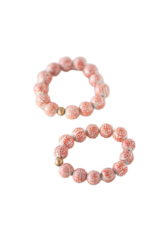 The Barre Bracelet in Orange
