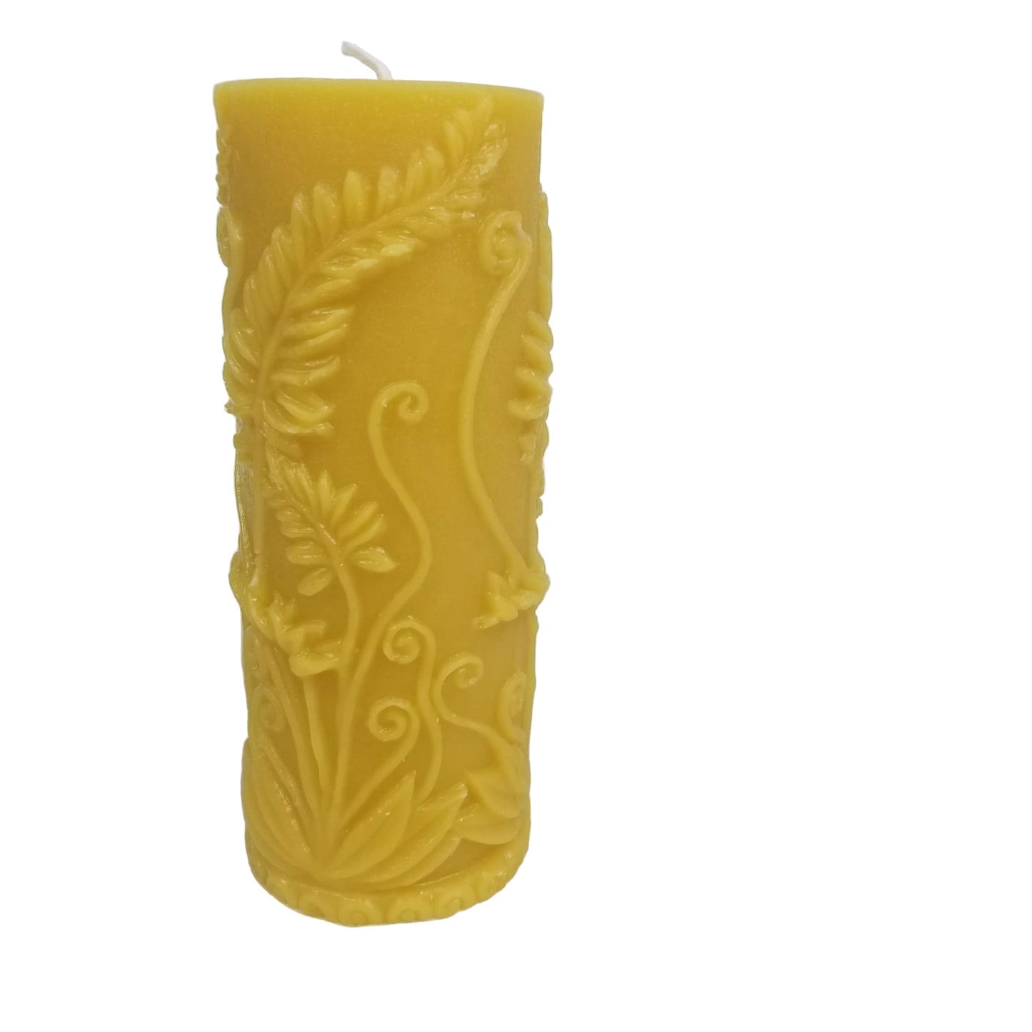 Fern Pillar - Large | Beeswax Candle