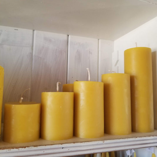 Chunky Pillars - 5 sizes | Beeswax Candles