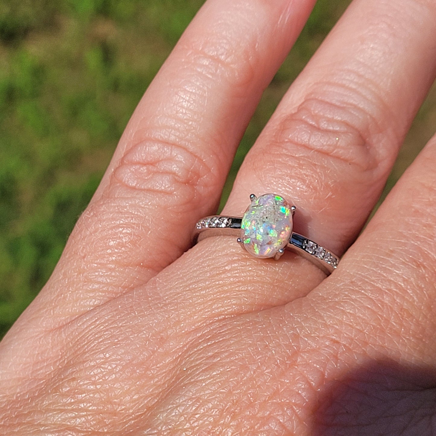 Bell's Vision Memorial Opal Ring