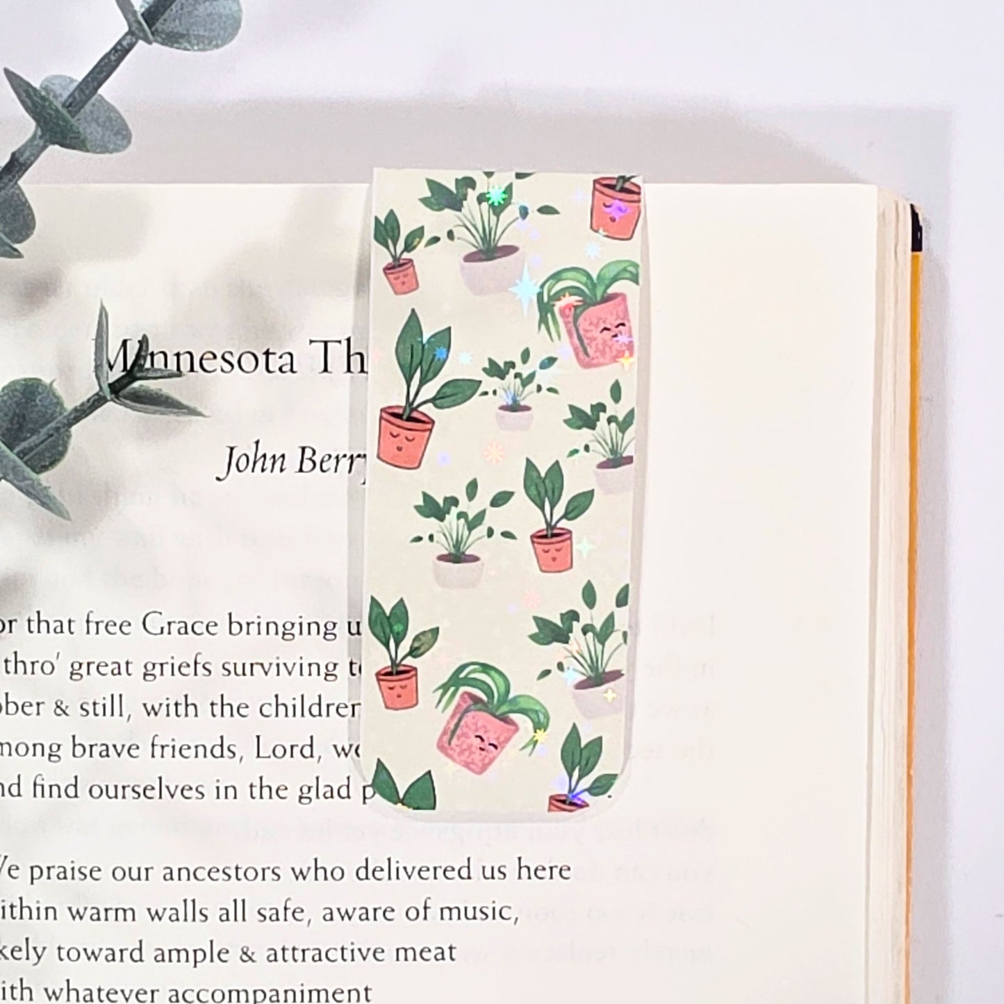 Planties | Sparkle Holographic Magnetic Bookmark