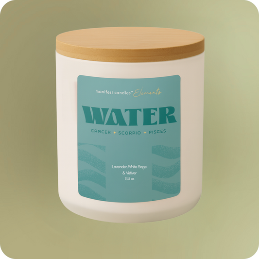 WATER Element - Large 3 Wick