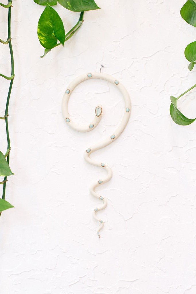 Medium Ceramic Wall Snake