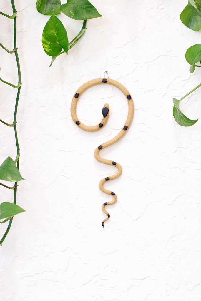 Medium Ceramic Wall Snake