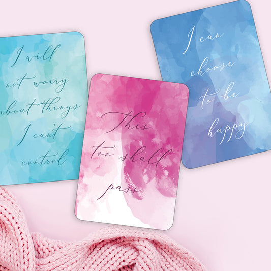 Daily Affirmation Cards, Deck of 18