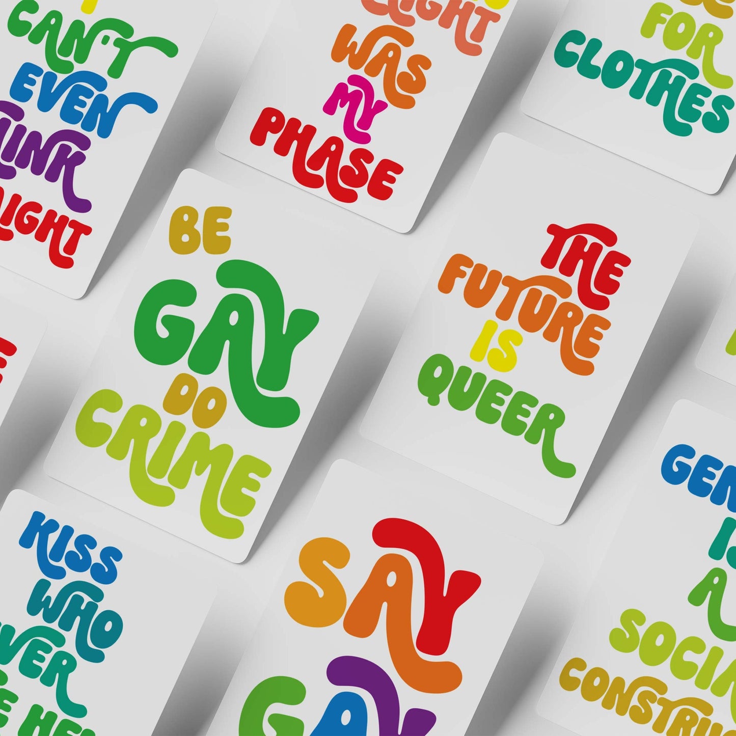Queer Affirmation Cards, Deck of 16