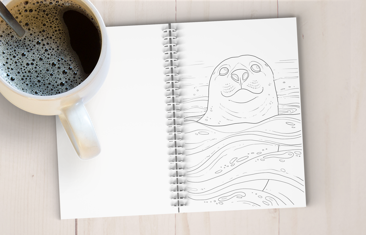 Coastal Alaska Art Coloring Book