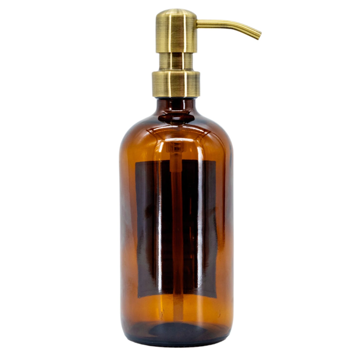 SALE | I Am Grateful Amber Glass Dispenser | 16 oz | Plains + Simple