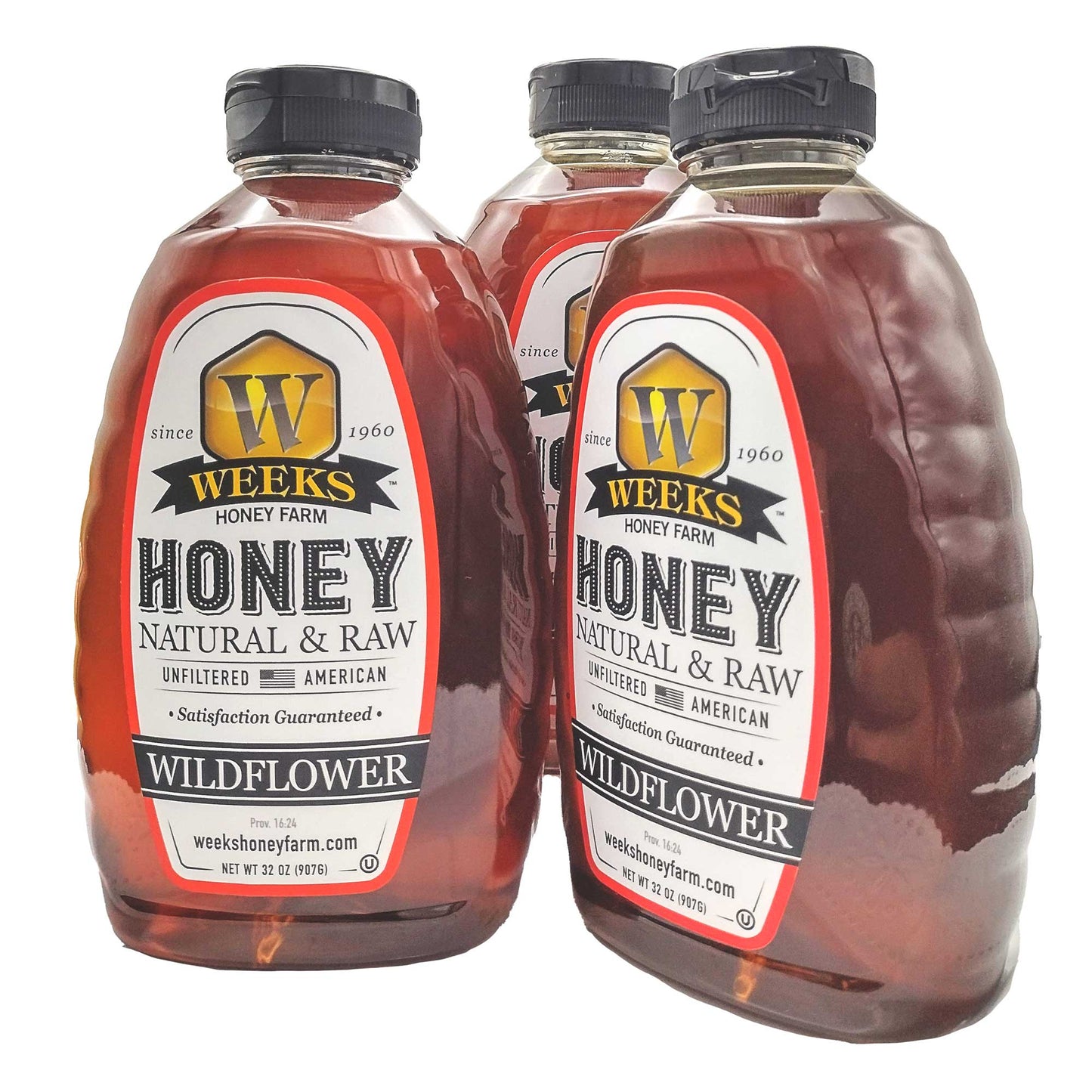 Weeks Pure Raw Wildflower Honey – Georgia’s Sweetest Natural Treasure