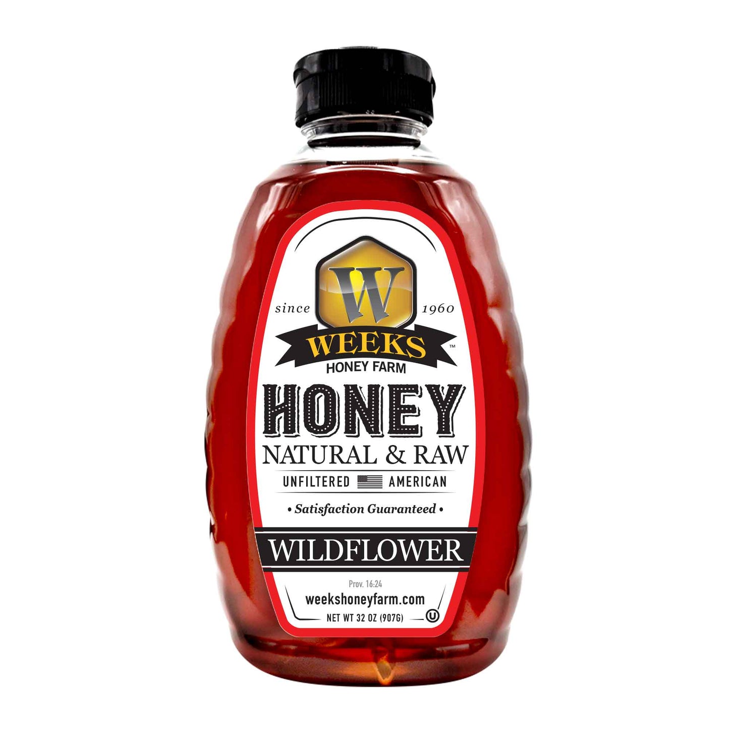 Weeks Pure Raw Wildflower Honey – Georgia’s Sweetest Natural Treasure