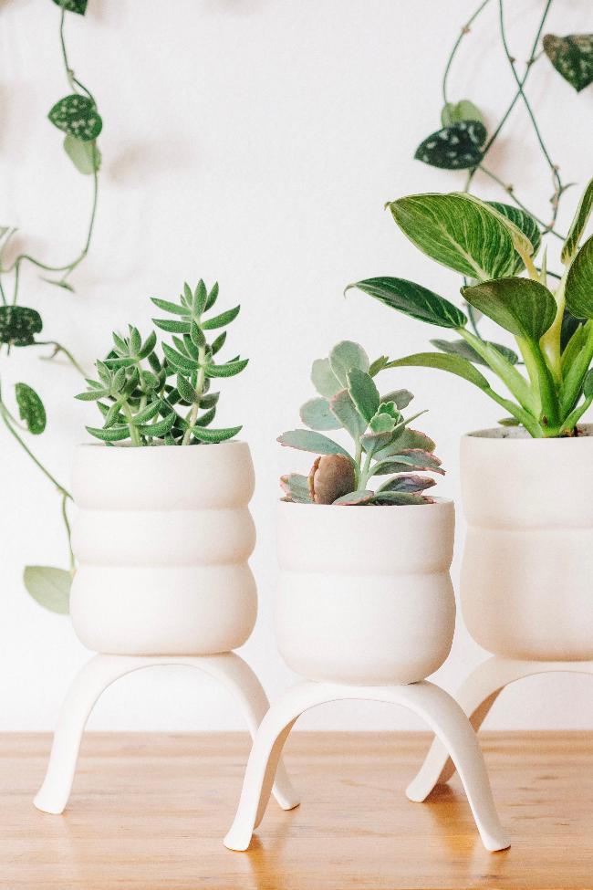 Ceramic Raised Plant Pot