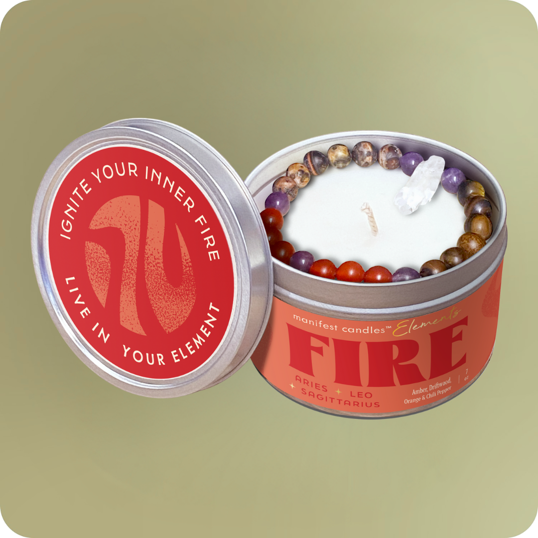 FIRE Element w/ Healing CRYSTAL BRACELET  