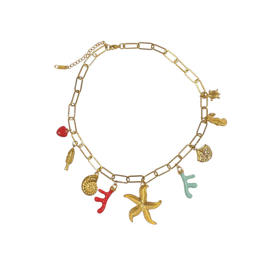 Beach Vibes  Charm Necklace