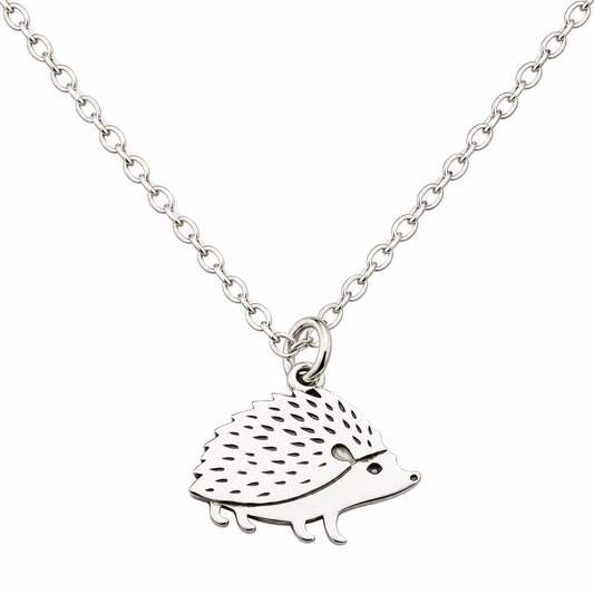 Sterling Silver Hedgehog Necklace