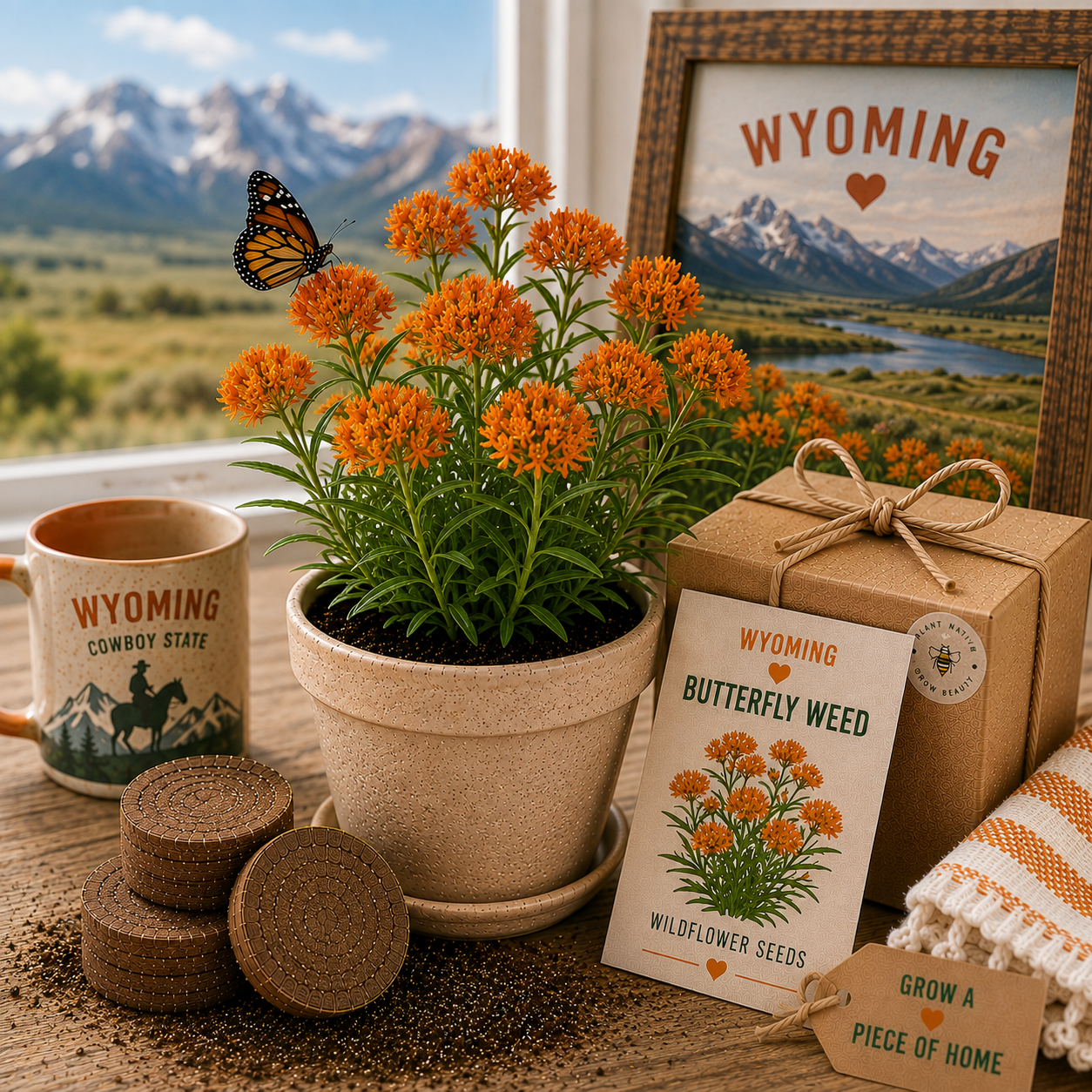 Wyoming Butterfly Weed Wildflower Grow Kit