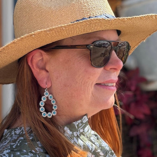 Brenham Earrings, Gold or Silver