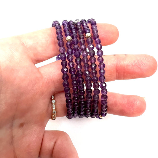 Gemstone Mini Bracelet Amethyst