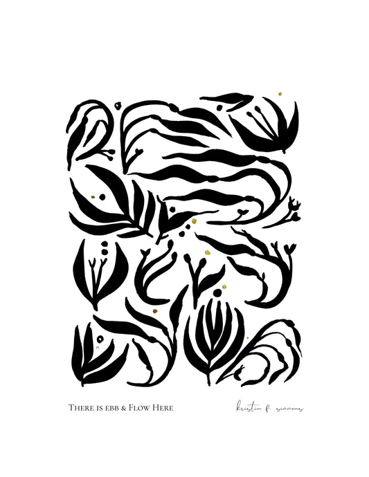 There is Ebb and Flow Here~ Seaweed Semaphore