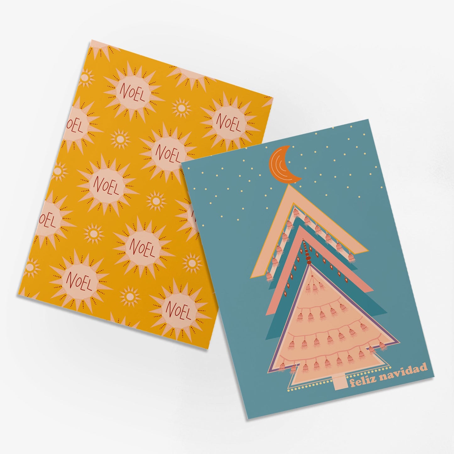Feliz Navidad Greeting Cards, Set of 24