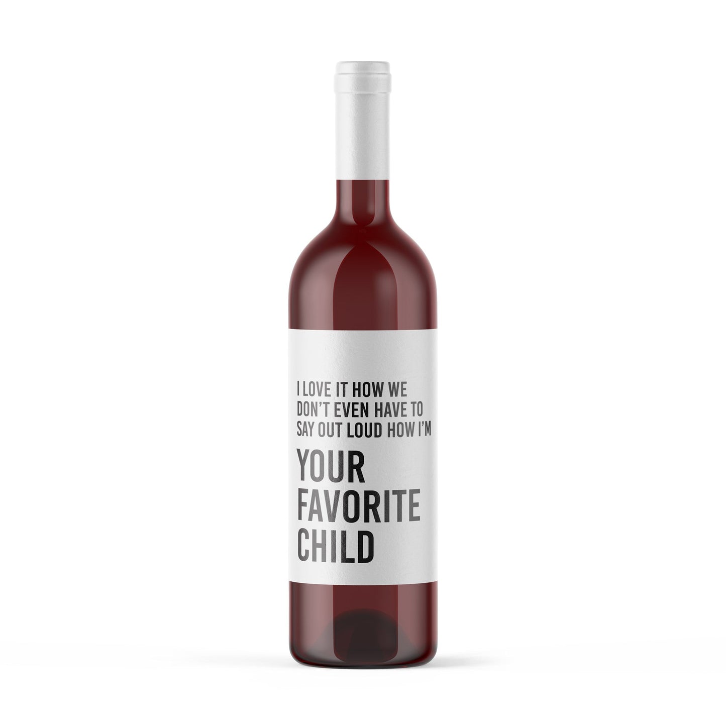 Mother's Day Wine Label and Card
