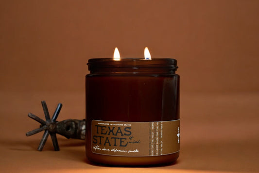 TEXAS STATE OF MIND - Leather & Smoke Candle
