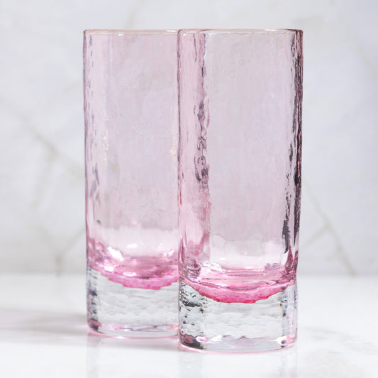 Cherry Blossom Highball Glasses | Set of 2