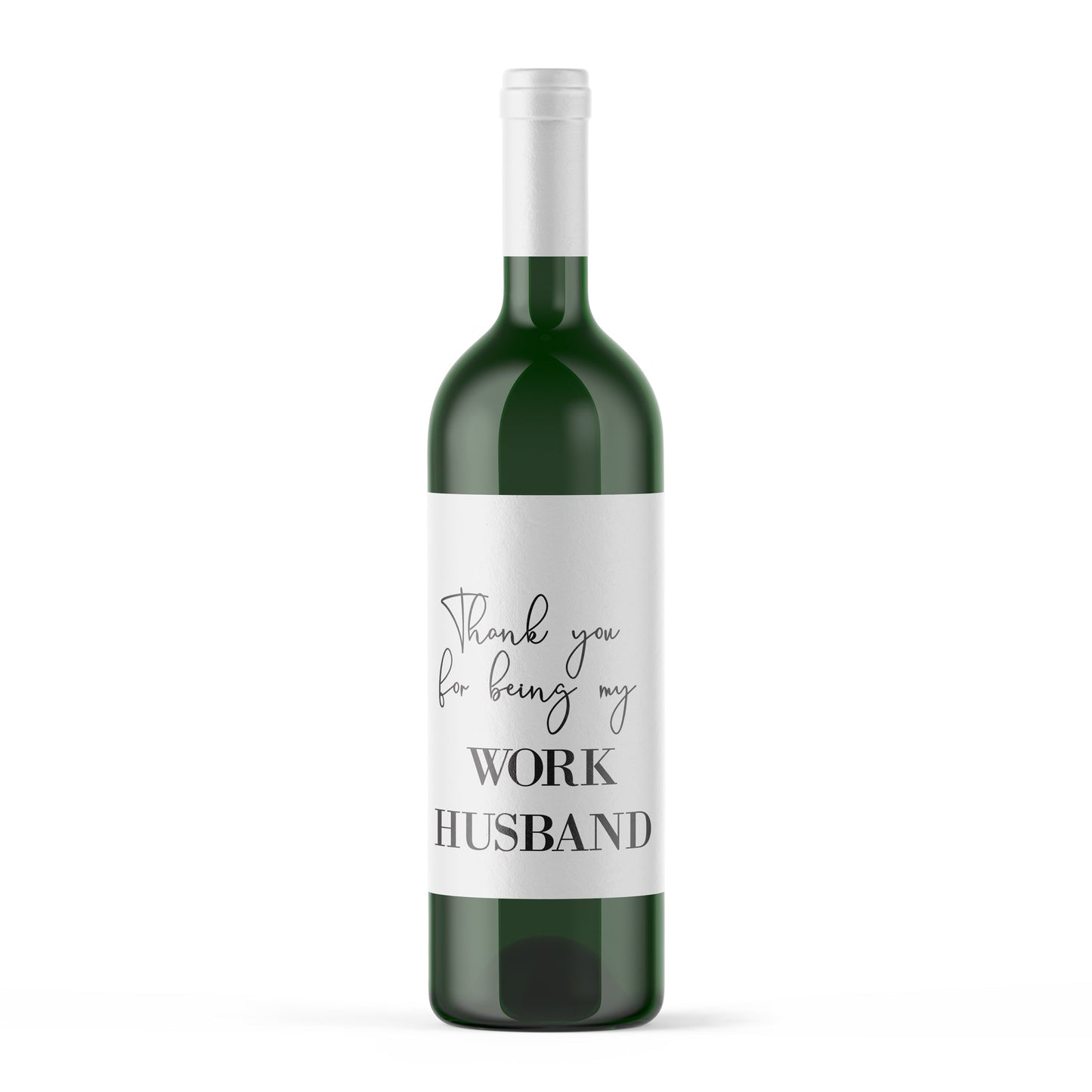 Funny Coworker Wine Labels, Pack of 8