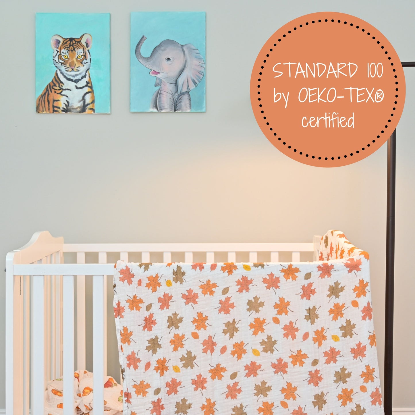 Unbe-leaf-able Swaddle Blanket