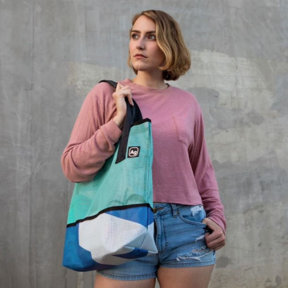 Ad Bag Upcycled Banner Tote