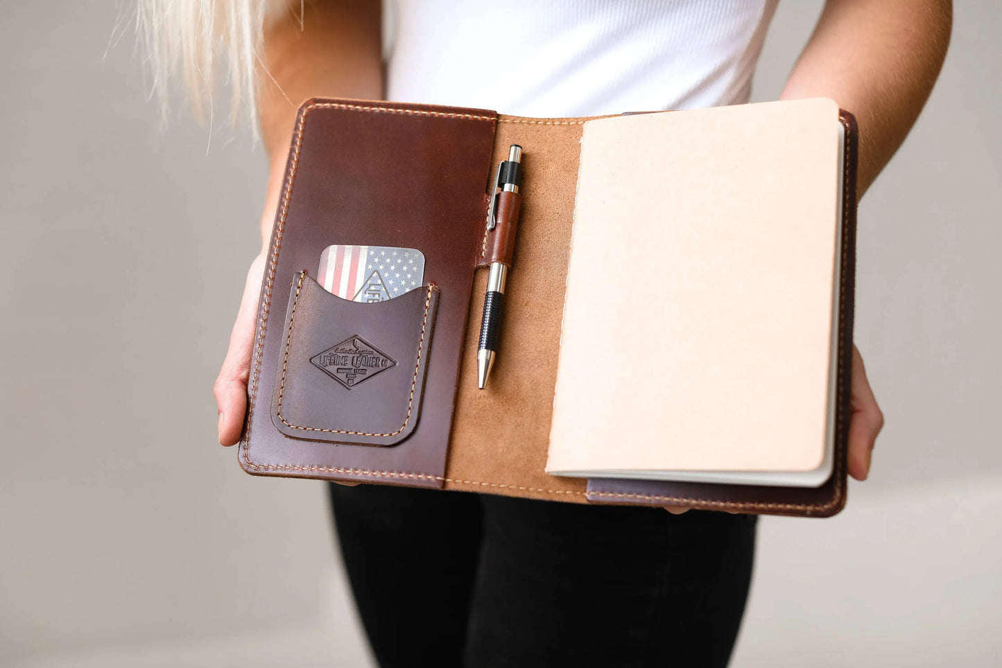 Leather Journal All For American