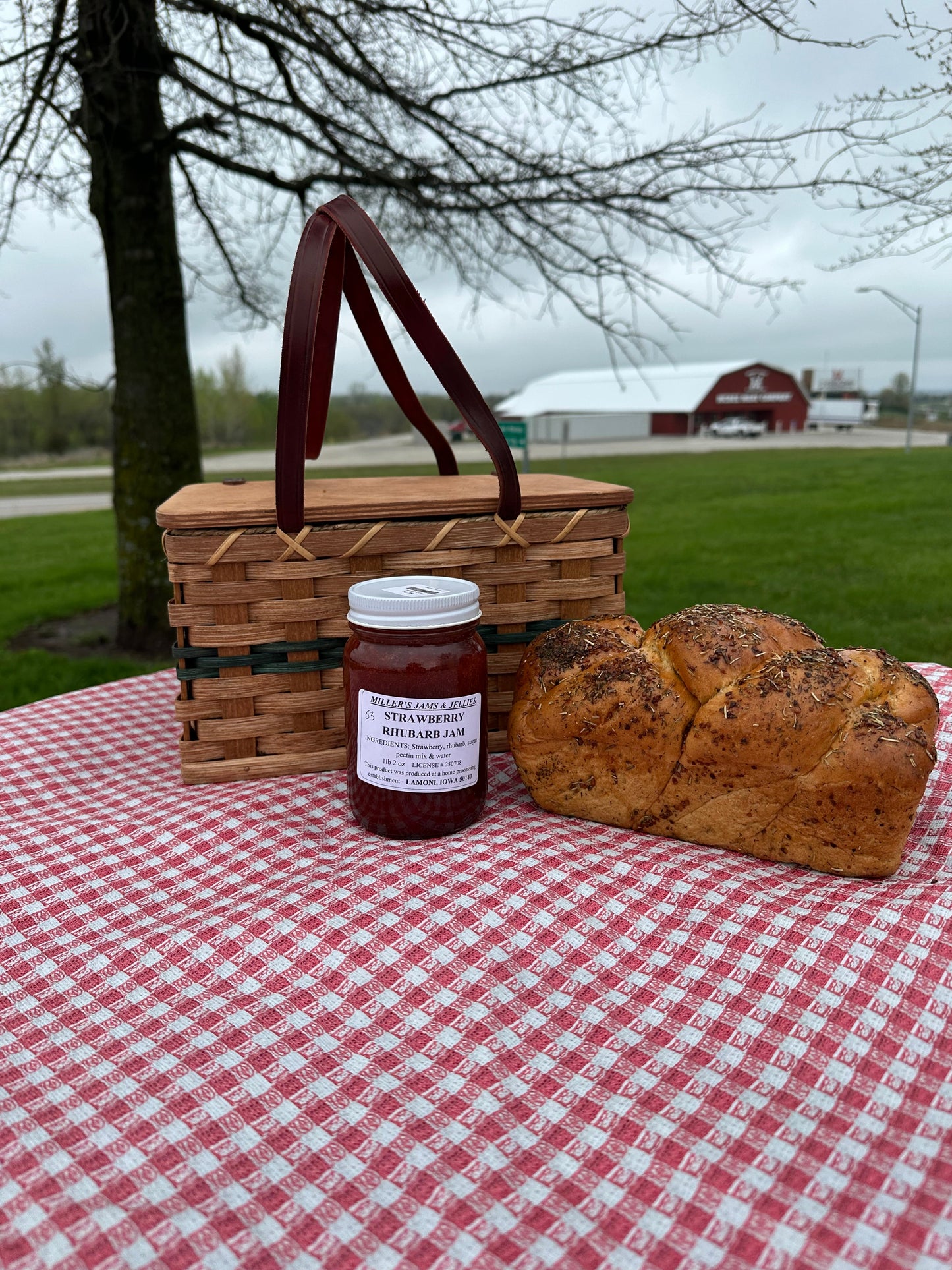 Miller’s Strawberry Rhubarb Jam | Authentic Local Amish-Made Spread
