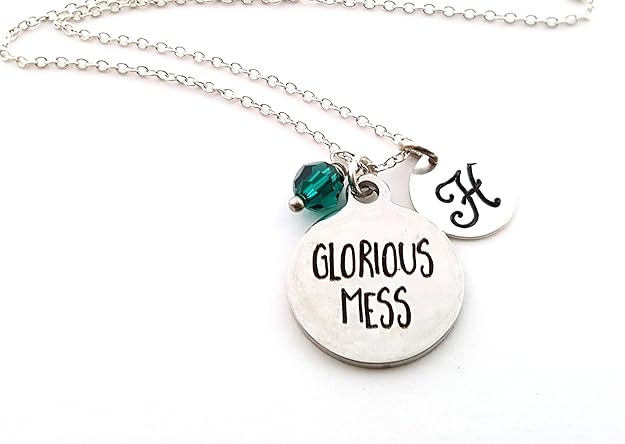 Glorious Mess Charm Necklace - Personalized Sterling Silver Jewelry