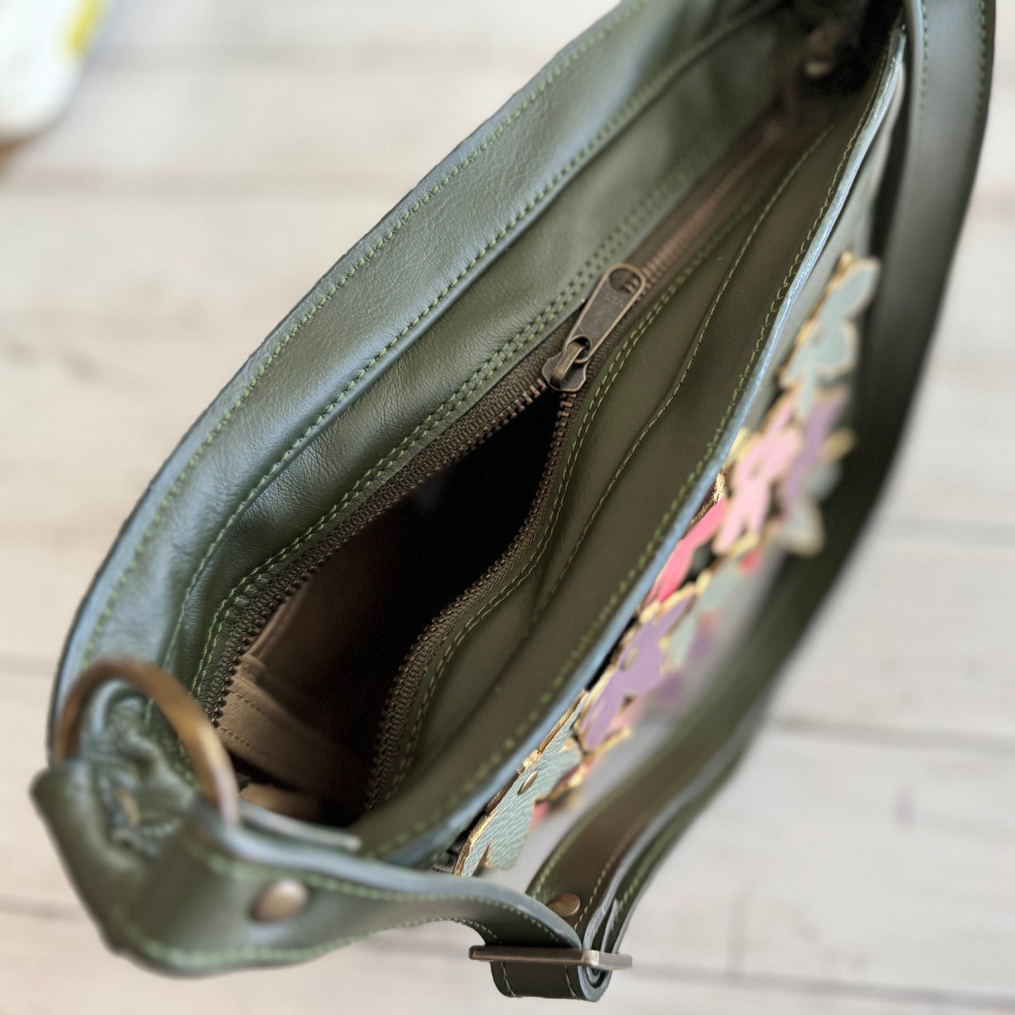 Archive Micro in Olive with Blossoms, RTS