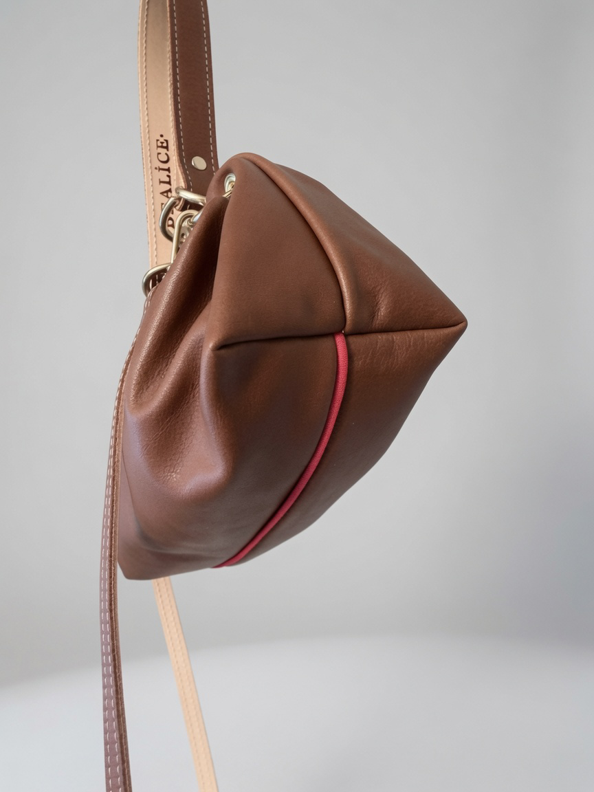 Blair Shoulder Bag, Brown Leather