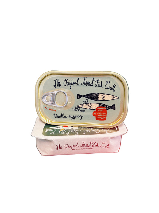 Tinned Fish Candle - Vanilla Eggnog