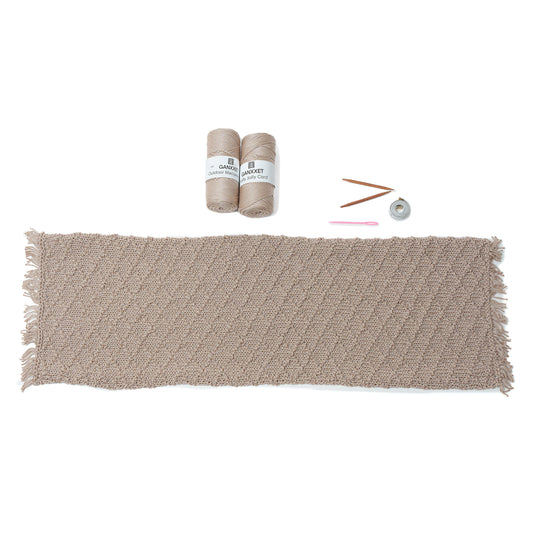 Knit Table Runner DIY Kit by Ganxxet x Little Birdie Design Studio