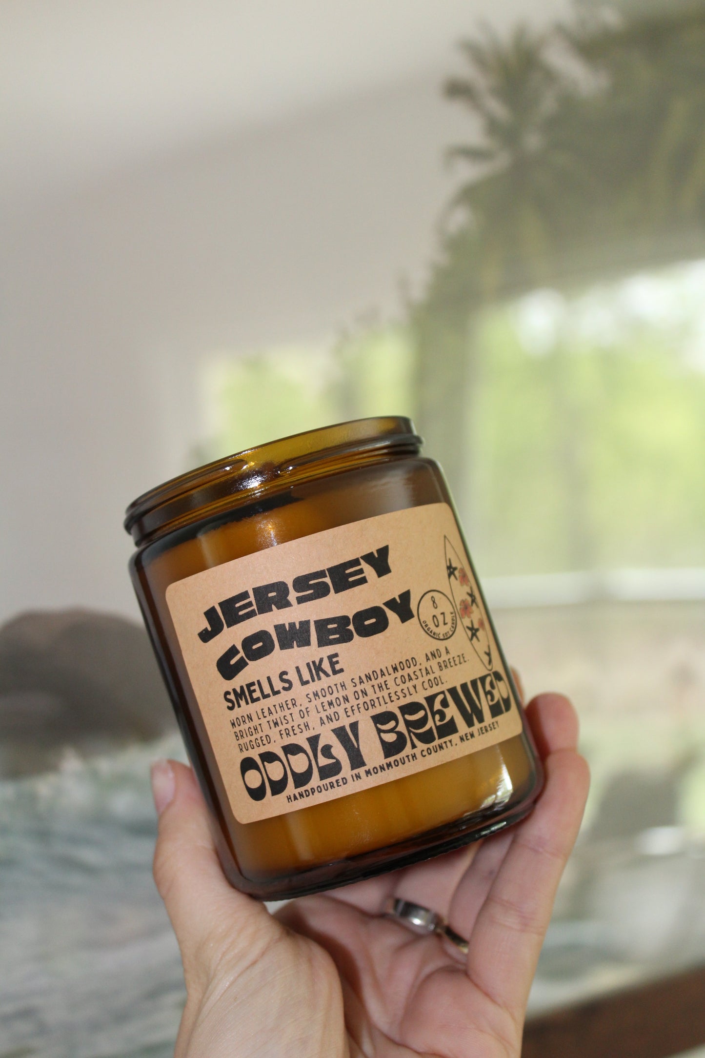 Jersey Cowboy soy candle