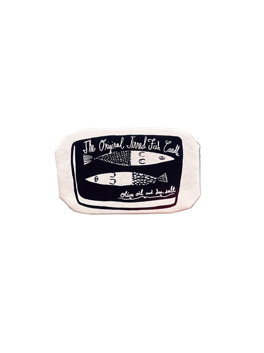 Tinned Fish Candle - Olive Oil and Sea Salt (Ocean Breeze Scented)