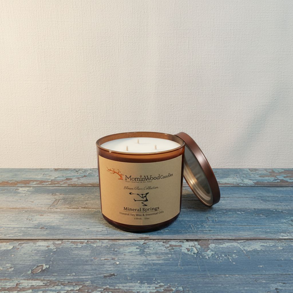 Mineral Springs-3 Wick Blown Glass Collection