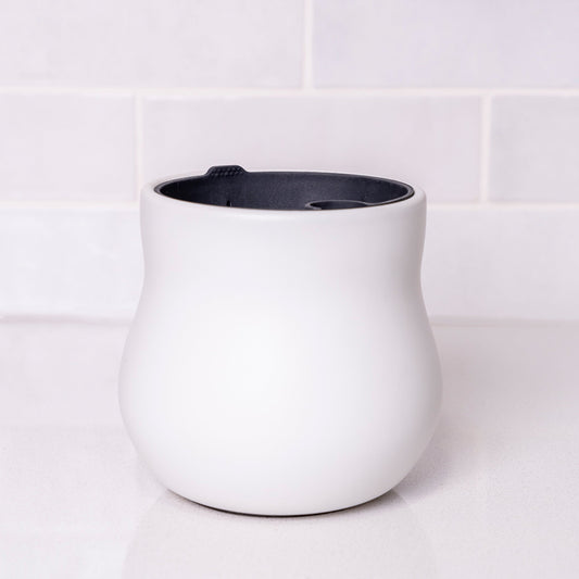 Alabaster White Plant Pot