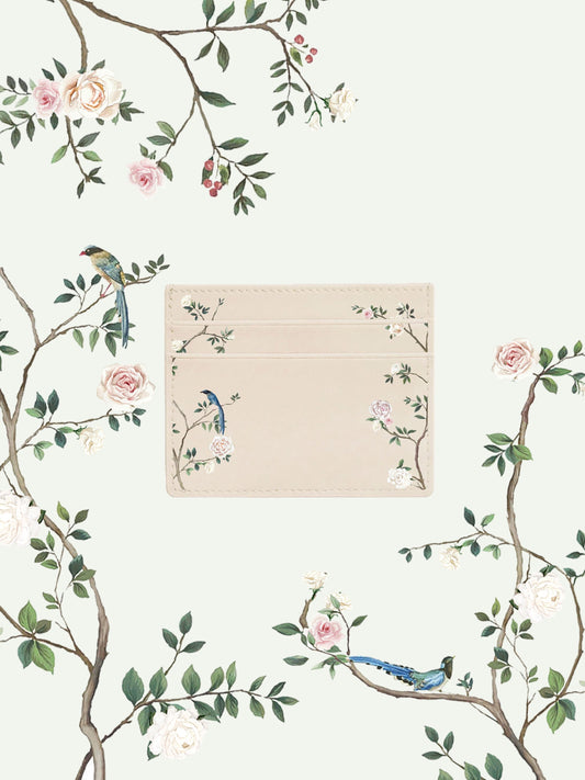 Chinoiserie Beige Cardholder | Bridal by Emily Mayne Studio x ALEPEL
