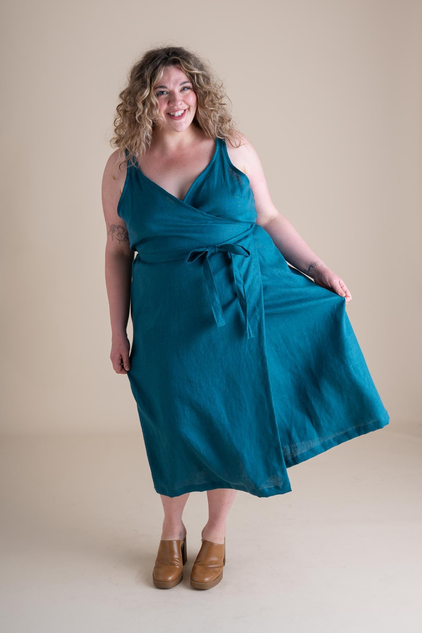 Rove Dress in Peacock