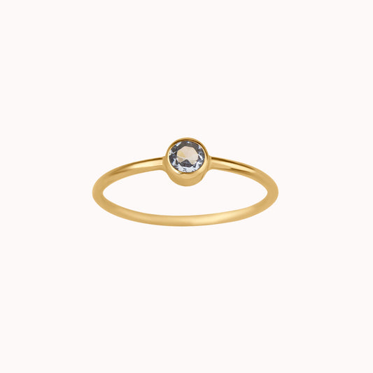 March Birthstone Ring ∙ Aquamarine