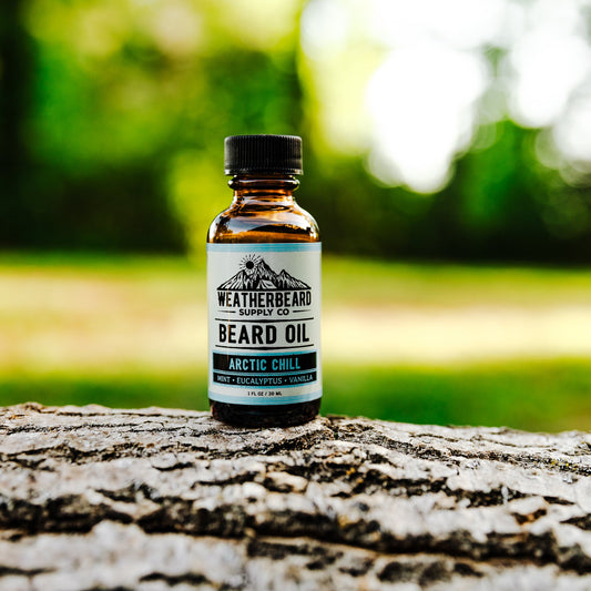Arctic Chill Beard Oil - Mint, Eucalyptus, Vanilla