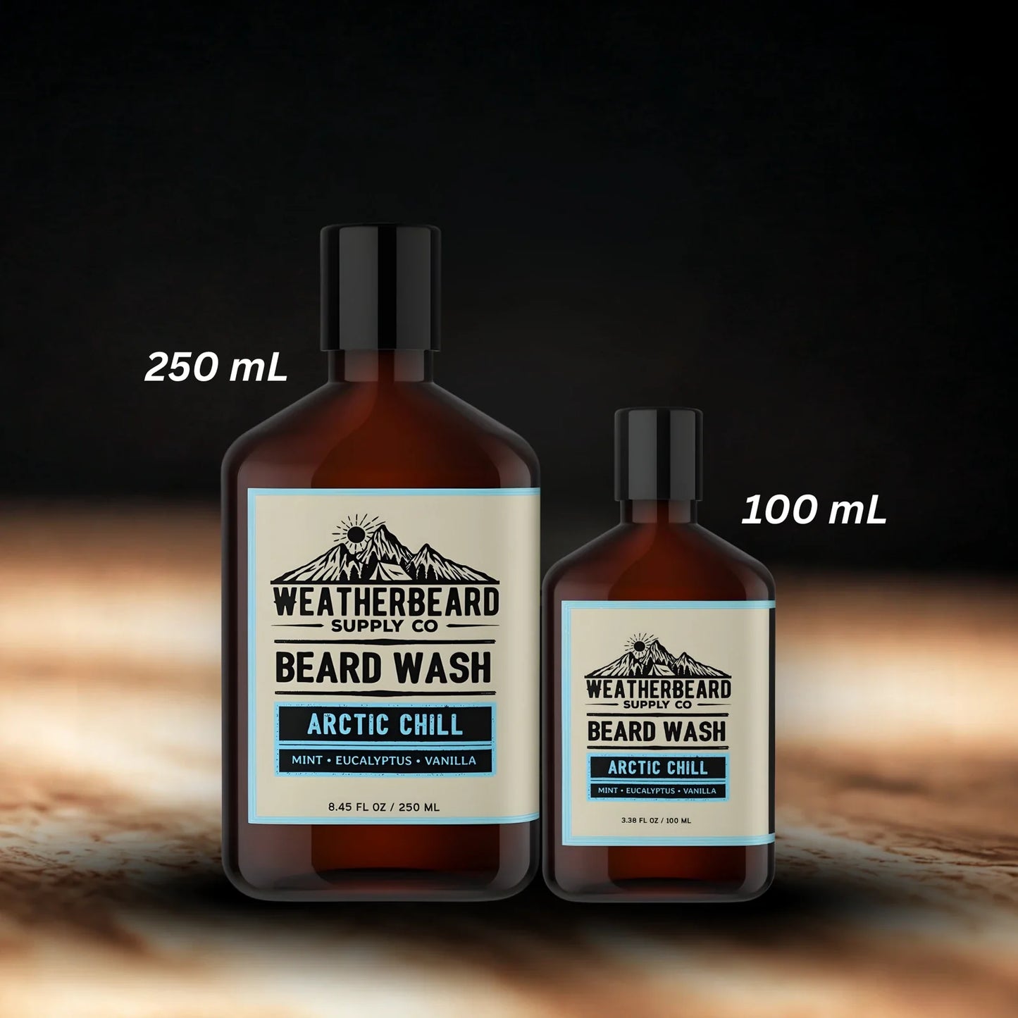 Arctic Chill Beard Wash - Mint, Eucalyptus, Vanilla