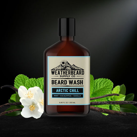 Arctic Chill Beard Wash - Mint, Eucalyptus, Vanilla