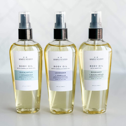 Aromatherapy Body Oil – Lightweight & Nourishing Massage Oil